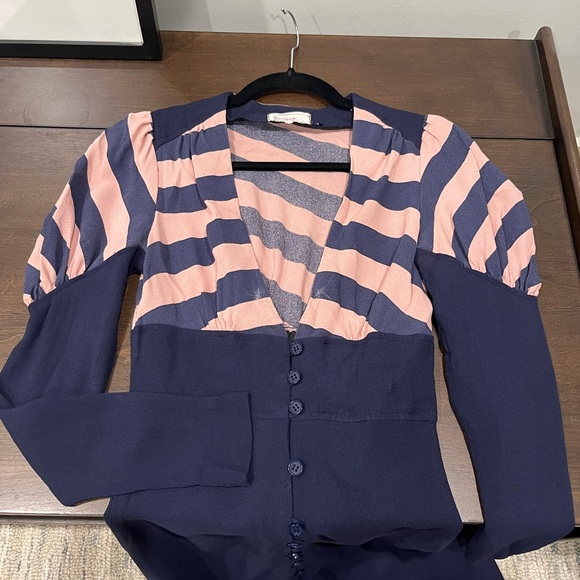 Ossie Clark moss crepe maxi dress - Picture 4 of 8